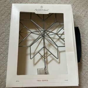 NIB Hearth & Hand metal tree topper